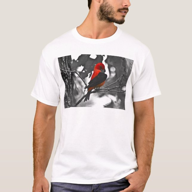 Male Scarlet Tanager T-Shirt (Front)