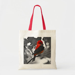 Male Scarlet Tanager Tote Bag