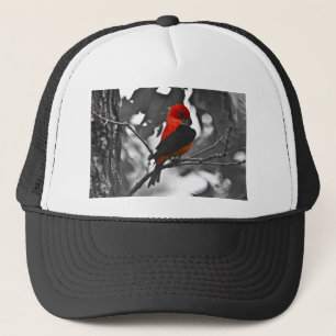 Male Scarlet Tanager Trucker Hat