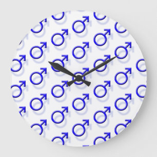 Male Sex-Symbol Large Clock
