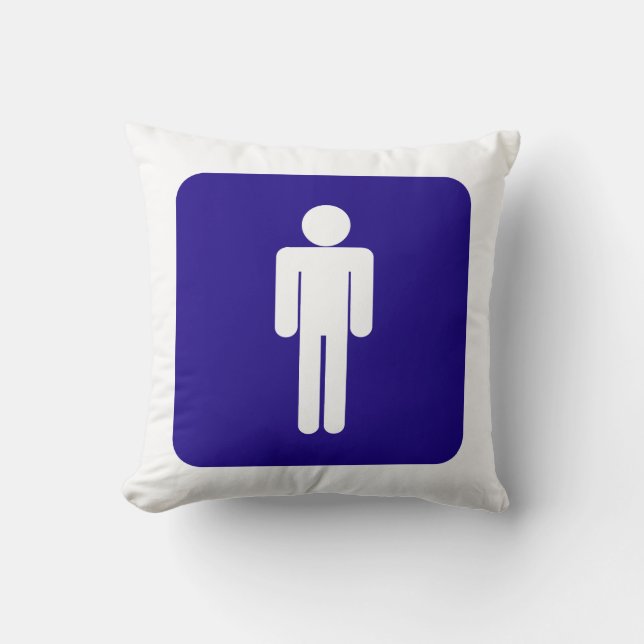 Male Sign Cushion (Front)