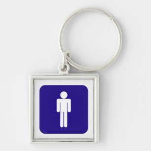 Male Sign Key Ring