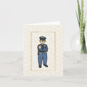 Male U.S. Border Patrol Agent Greeting Card