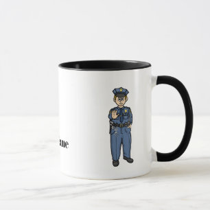 Male U.S. Border Patrol Agent Name Mug
