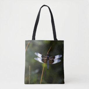 Male Widow Skimmer on a stick Tote Bag