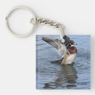 Male Wood Duck Key Ring