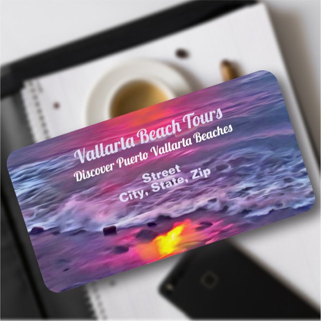 Malecon Sunset 0911 Address Label (Creator Uploaded)