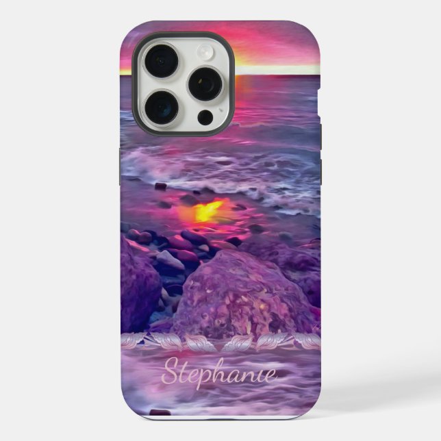 Malecon Sunset 0911 iPhone Case (Back)