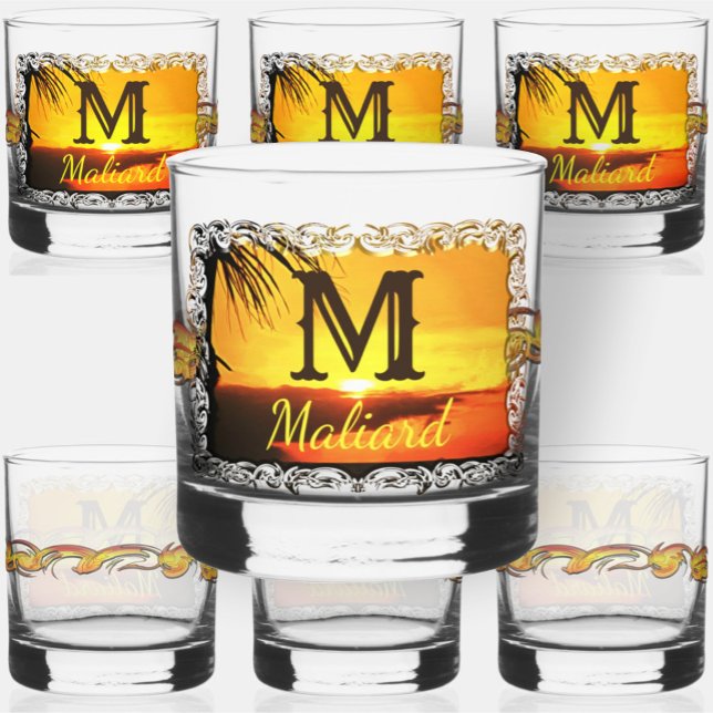 Malecon Sunset 2441 Whiskey Glass (Creator Uploaded)