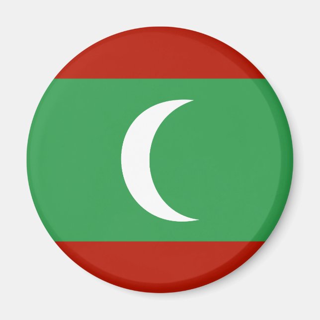 Maledives High quality Flag Magnet (Front)