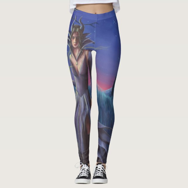 Maleficent All Over Leggings (Front)