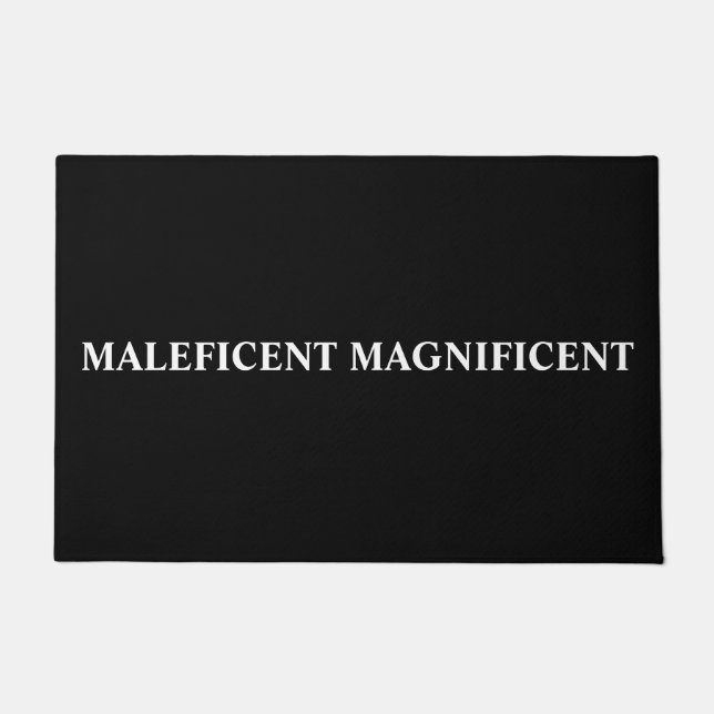 MALEFICENT MAGNIFICENT DOORMAT (Front)