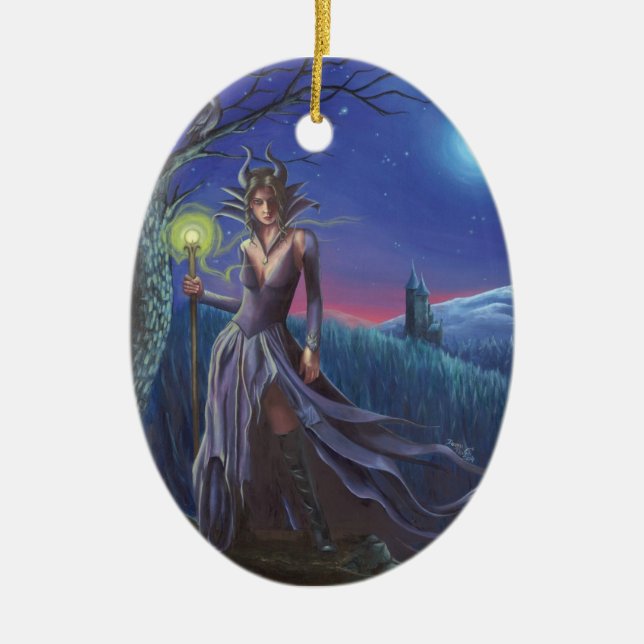 Maleficent Ornament Sleeping Beauty Ornament (Front)