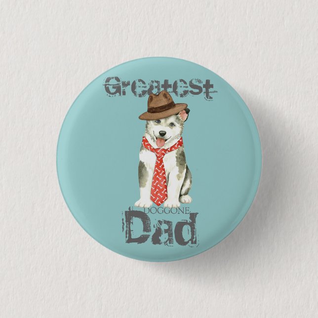 Malemute Dad 3 Cm Round Badge (Front)