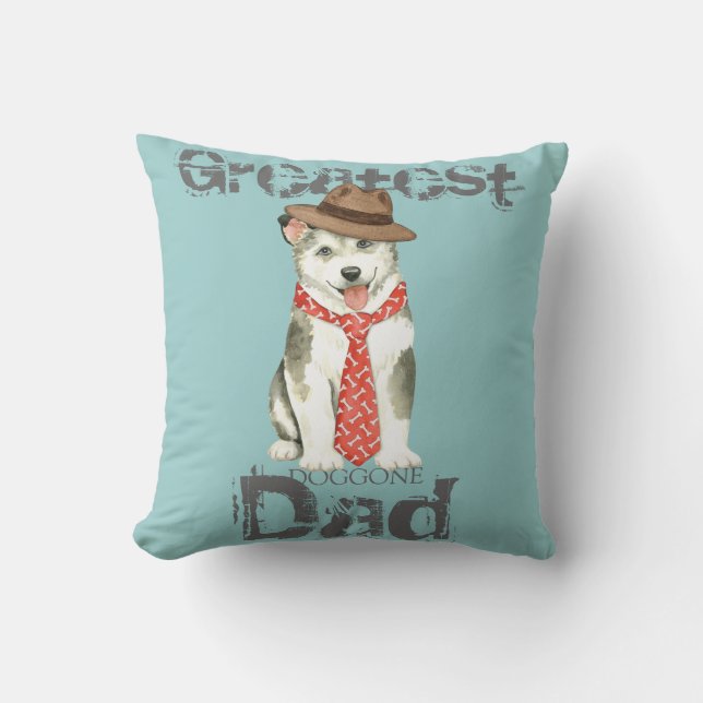 Malemute Dad Cushion (Front)