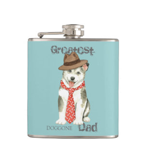 Malemute Dad Hip Flask