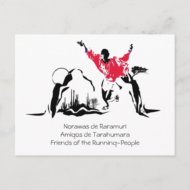 malerunner, Norawas de RaramuriAmigos de Tarahu... Postcard (Front)