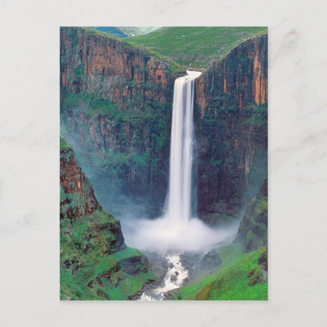 Maletsunyane Falls Lesotho Postcard (Front)