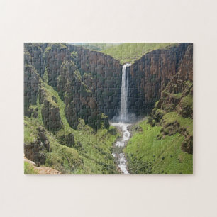 Maletsunyane Waterfall Leshoto. Jigsaw Puzzle