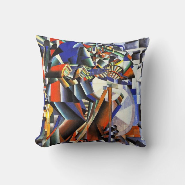 Malevich Kazimir The Knifegrinder Cushion (Front)