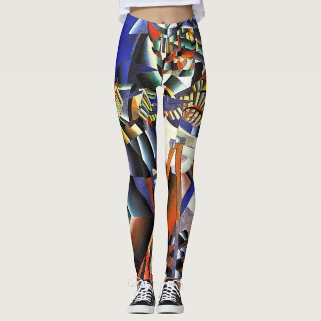 Malevich Kazimir The Knifegrinder Leggings (Front)