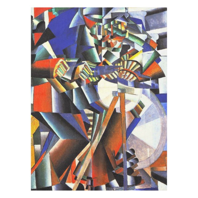 Malevich Kazimir The Knifegrinder Tablecloth (Front)