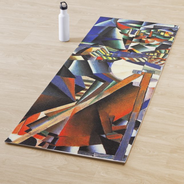 Malevich Kazimir The Knifegrinder Yoga Mat (In Situ)
