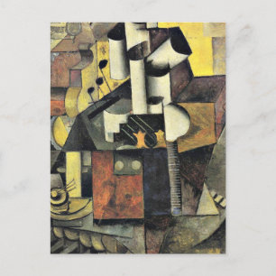 Malevich - Musical Instrument Postcard