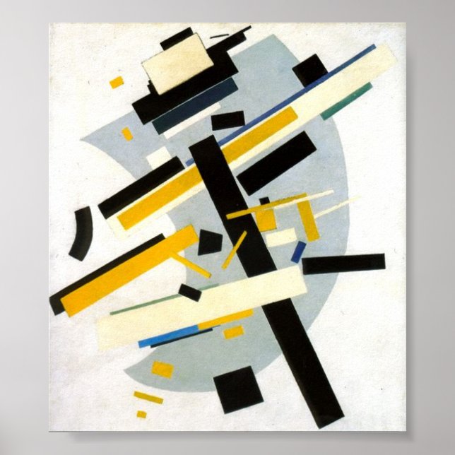 Malevich Print, Supremus No. 58, Matte Poster (Front)