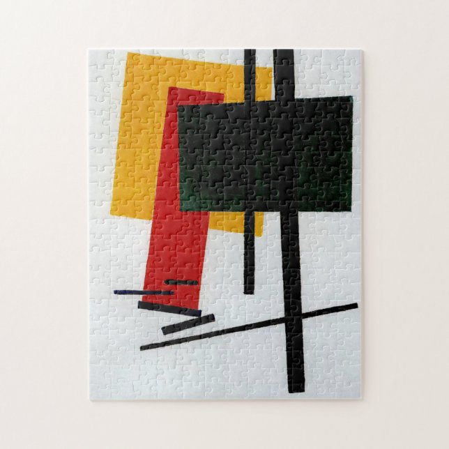 Malevich - Suprematism 1915, famous abstract art Jigsaw Puzzle (Vertical)