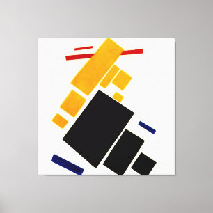 Malevich - Suprematism Composition, Aeroplane Canvas Print