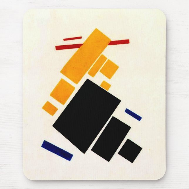 Malevich - Suprematism Composition, Aeroplane Mouse Mat (Front)