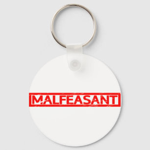 Malfeasant Stamp Key Ring