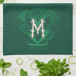 Malfoy Family Crest Graphic Tea Towel