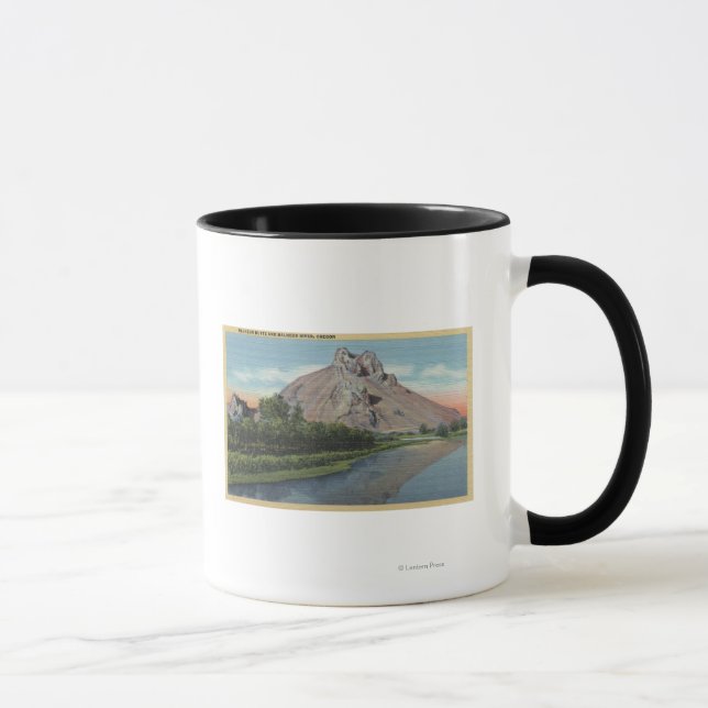 Malheur Butte & River, Oregon View Mug (Right)