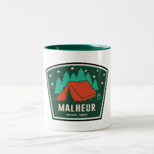 Malheur National Forest Camping Two-Tone Coffee Mug