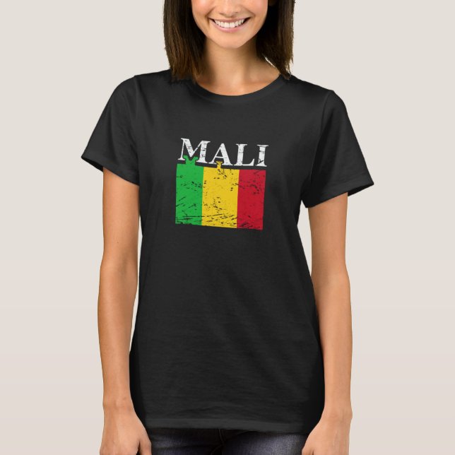 Mali African Pride and Heritage  1 T-Shirt (Front)