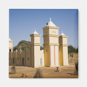 Mali, Bamako. Mosque, Bamako-Djenne Road Magnet