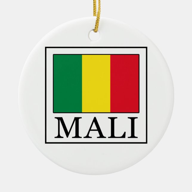 Mali Ceramic Tree Decoration (Front)