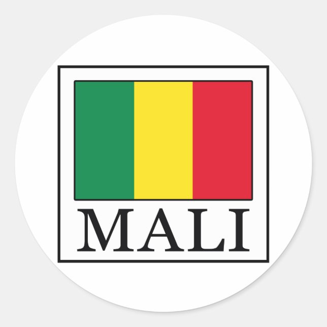 Mali Classic Round Sticker (Front)