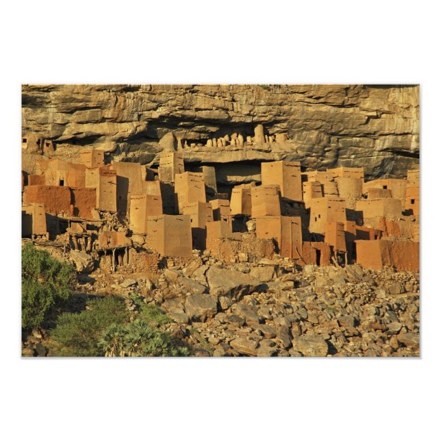MALI, Dogon Lands. Traditional Tellem malian Photo Print (Front)