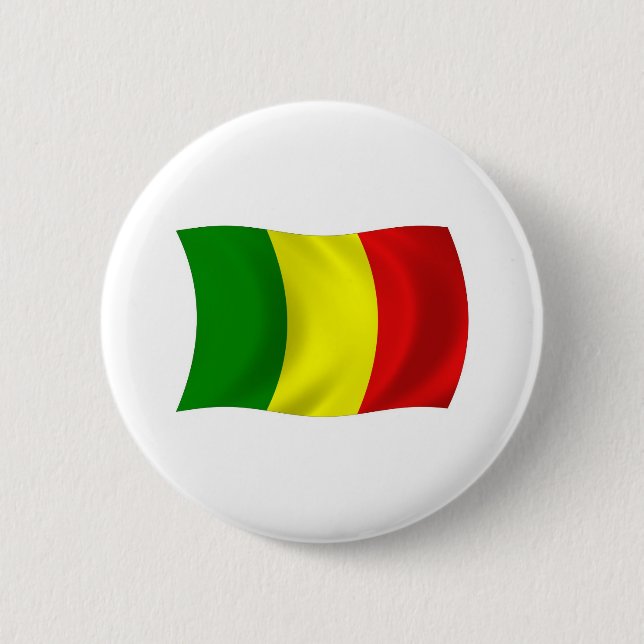 Mali Flag Button (Front)