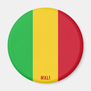 Mali Flag Charming Patriotic Magnet