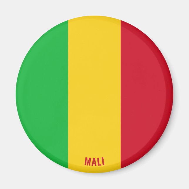 Mali Flag Charming Patriotic Magnet (Front)