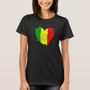 Mali Flag I love Mali It is in my DNA for Malians T-Shirt