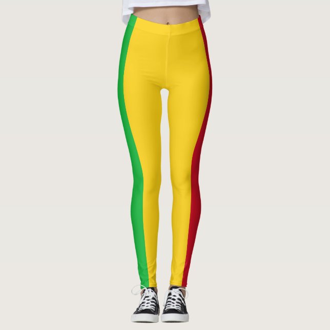 Mali Flag Leggings (Front)