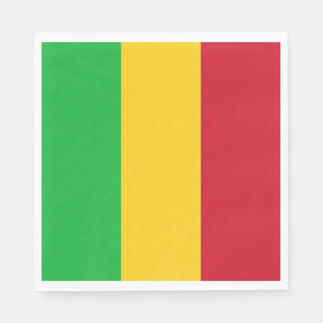 Mali Flag Napkin (Front)