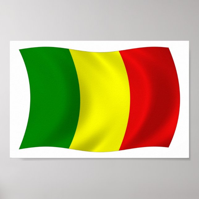 Mali Flag Poster Print (Front)
