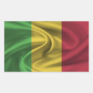 Mali Flag Rectangular Sticker