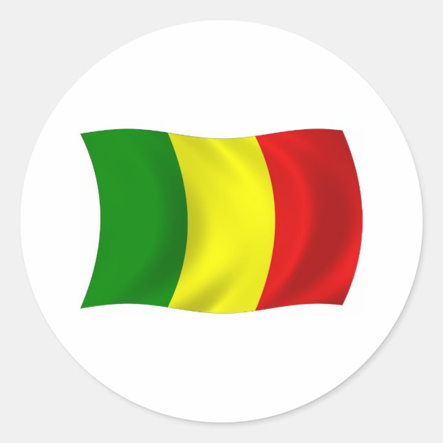 Mali Flag Sticker (Front)